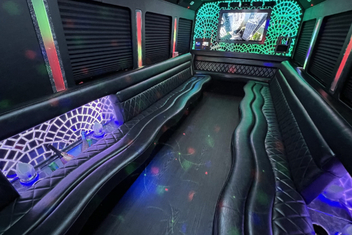 Perris Limo Bus Interior