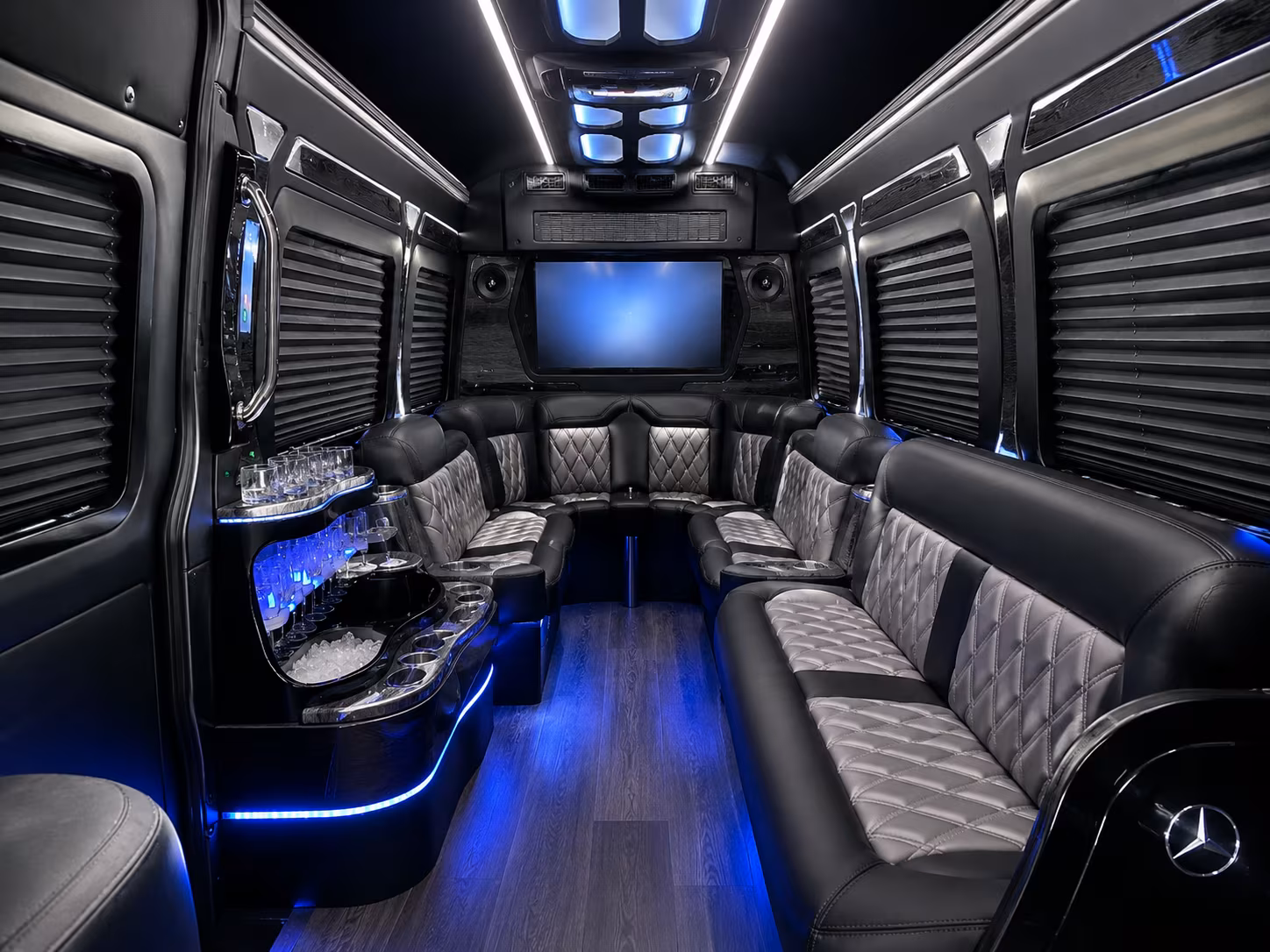 one bus handles the whole guest list at galway downs or pechanga