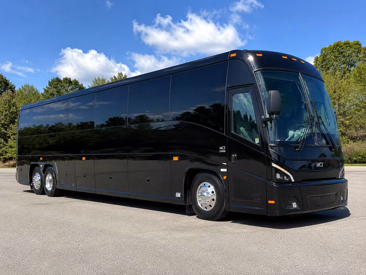 perris charter bus rental exterior