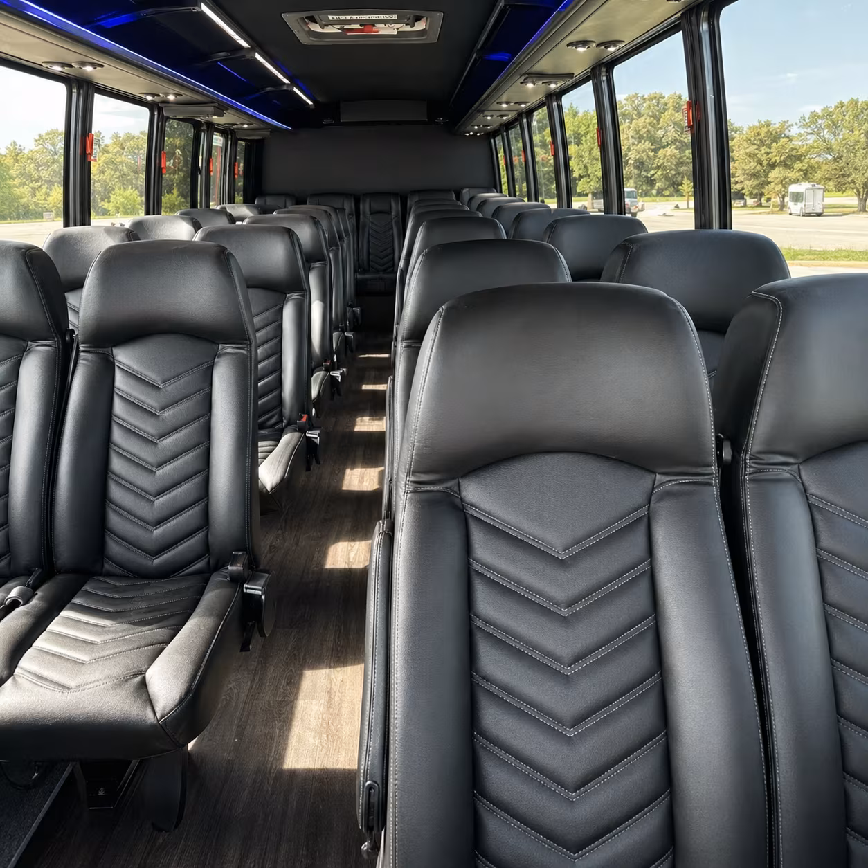 perris wedding transportation onboard seating